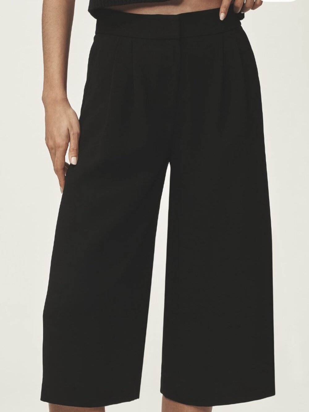 Anthropologie Maeve Pleated Culotte Trousers - Picture 2 of 6